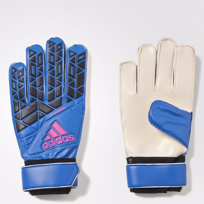 

ADIDAS GoalKeeper JR MATCH Goalkeeping Gloves (, Blue, Blue/core black/white/shock pink s16