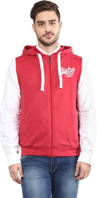 PEOPLE Sleeveless Solid Men Sweatshirt