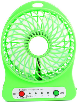 A CONNECT Z Mini USB Fan BTUSB-46 USB Air Freshener(Green)
