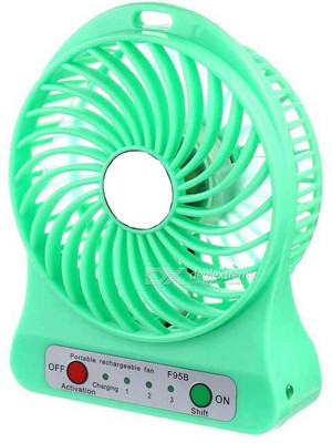 A CONNECT Z Mini USB Fan USB-01BT USB Air Freshener(Green)