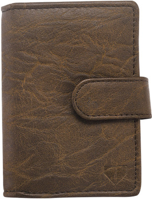 

Walrus Men Brown Genuine Leather Card Holder(18 Card Slots)