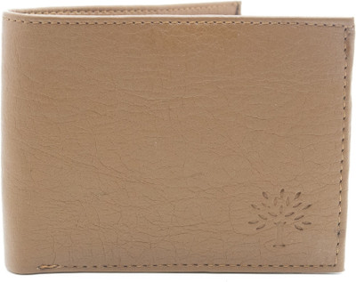 

Nietz Men Tan Genuine Leather Wallet(6 Card Slots)