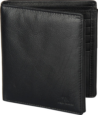 

Aditi Wasan Men Black Genuine Leather Wallet(20 Card Slots)