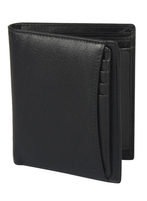 

Aditi Wasan Men Black Genuine Leather Wallet(8 Card Slots)