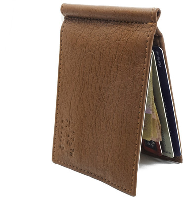 

Nietz Men Brown Genuine Leather Wallet(6 Card Slots)