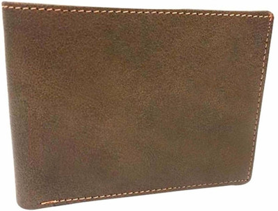 

R&R ASSOCIATES Men Brown Genuine Leather Wallet(2 Card Slots)