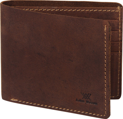 Aditi Wasan Men Brown Genuine Leather Wallet(6 Card Slots)
