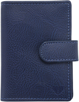 

Walrus Men Blue Genuine Leather Card Holder(18 Card Slots)