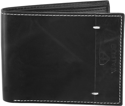

Walrus Men Black Genuine Leather Wallet(8 Card Slots)