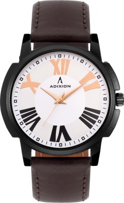 ADIXION 1015NLB2 New Stainless Steel watch with Genuine Leather Strep Watch  - For Men   Watches  (Adixion)