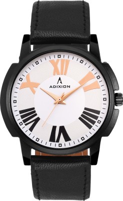 ADIXION 1015NLA2 New Stainless Steel watch with Genuine Leather Strep Watch  - For Men   Watches  (Adixion)