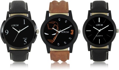 LOREM W06-4-5-6 New Stylish Best Designer Combo Hand Watch  - For Men   Watches  (LOREM)