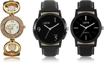 LOREM W06-5-6-204 New Stylish Best Designer Combo Hand Watch  - For Men & Women   Watches  (LOREM)