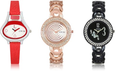 LOREM W06-201-202-206 New Stylish Best Designer Combo Hand Watch  - For Women   Watches  (LOREM)