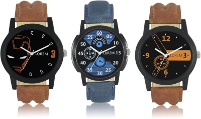 LOREM W06-1-2-4 New Stylish Best Designer Combo Hand Watch  - For Men   Watches  (LOREM)