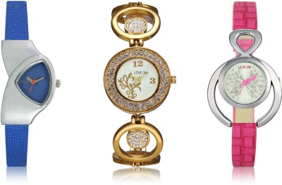 LOREM W06-204-205-208 New Stylish Best Designer Combo Hand Watch  - For Women   Watches  (LOREM)