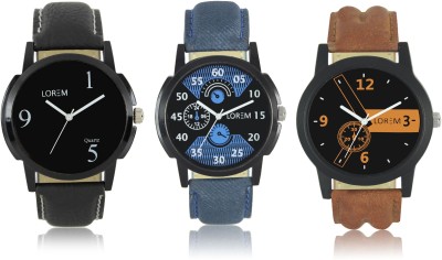 KAYA LW06-01-02-06-Multicolor Stylish Designer Simple Chronograph Analog Popular Combo Watch  - For Men & Women   Watches  (KAYA)