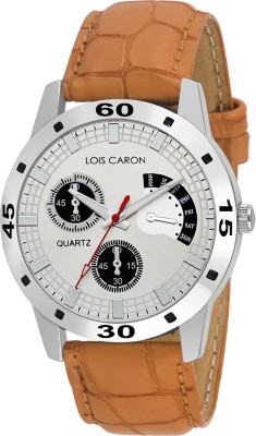 Lois Caron LCS-4183 BROWN BELT Watch  - For Men   Watches  (Lois Caron)