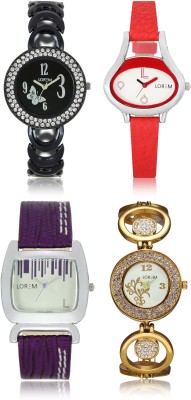 KAYA LW06-0201-0204-0206-0207-Multicolor Stylish Designer Simple Chronograph Analog Popular Combo Watch  - For Men & Women   Watches  (KAYA)