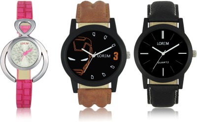 LOREM W06-4-5-205 New Stylish Best Designer Combo Hand Watch  - For Men & Women   Watches  (LOREM)