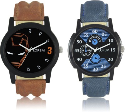 LOREM W06-2-4 New Stylish Best Designer Combo Hand Watch  - For Men   Watches  (LOREM)