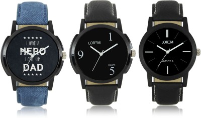 LOREM W06-5-6-7 New Stylish Best Designer Combo Hand Watch  - For Men   Watches  (LOREM)