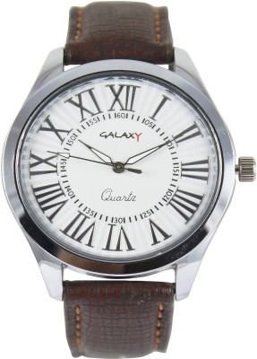Galaxy GY048WHTBRN Watch  - For Men   Watches  (Galaxy)