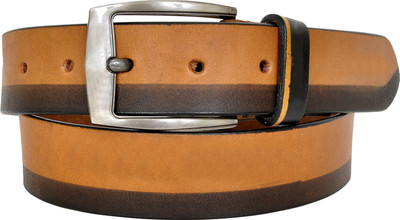 

A S Traders Men Casual Tan Genuine Leather Belt, Tan & brown