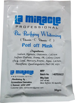 

La Miracle Bio Purifying Whitening Peel Off Mask(30 g)