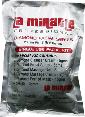 

La Miracle Diamond Facial Series Single Use Facial Kit 40 g
