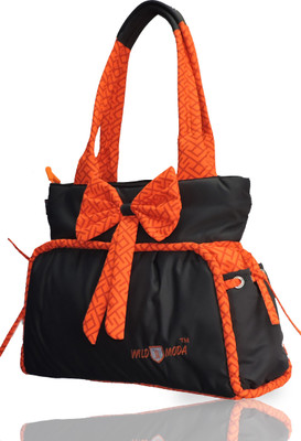 

Wildmoda Shoulder Bag(Orange, Black), Black;orange