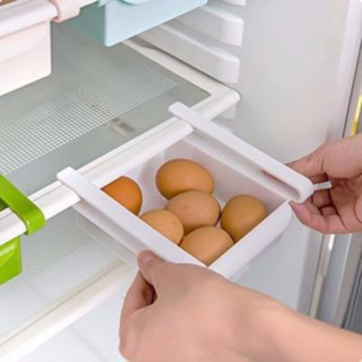 Sapro Multifuction Plastic Kitchen Refrigerator Storage Rack Fridge Shelf tray Plastic Kitchen Rack(White) available at flipkart for Rs.179