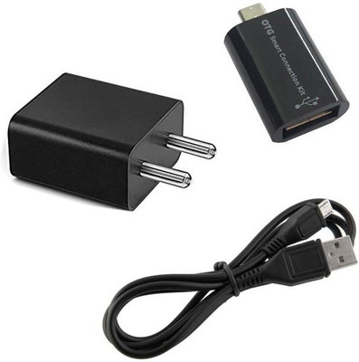TROST Wall Charger Accessory Combo for Nokia 3(Black)