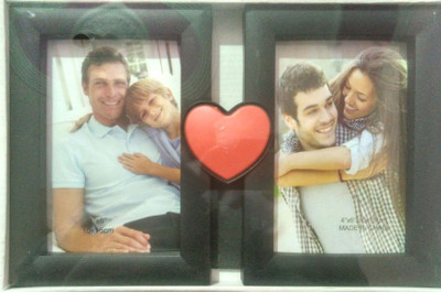 

zelator Acrylic Photo Frame(Black, White, 2 Photos)