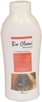 

Bio Clean Flea and Tick Anti-Tick Flea Protein By Pawsitively Pet Care - 200 ML Dog Shampoo(200 ml)