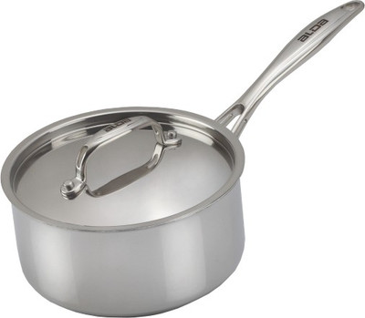 30% OFF on Alda Tri Ply Stainless Steel Sauce Pan with Lid Sauce Pan 14 cm diameter with Lid 1 L capacity(Stainless Steel, Induction Bottom) 30% OFF on Alda Tri Ply Stainless Steel Sauce Pan with Lid Sauce Pan 14 cm diameter with Lid 1 L capacity(Stainless Steel, Induction Bottom)
