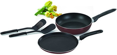 25% OFF on Alda Daikin Non Stick Coating Cookware Gift Set - 4 Pcs Fry Pan 22 cm diameter(Aluminium, Non-stick, Induction Bottom) 25% OFF on Alda Daikin Non Stick Coating Cookware Gift Set - 4 Pcs Fry Pan 22 cm diameter(Aluminium, Non-stick, Induction Bottom)