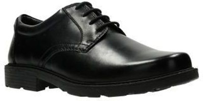 

Clarks Lair Watch Black Leather Lace Up For Men(Black