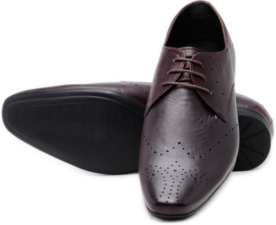 Franco Leone Lace Up For Men(Burgundy, Bordo