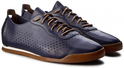 

Clarks Siddal Sport Dark Blue Lea Outdoors For Men(Brown, Navy
