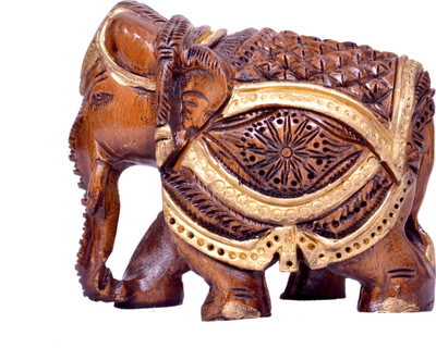 

artisianhouse Decorative Showpiece - 16 cm(Neem Wood, Brown)