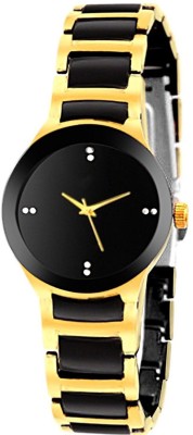 KNACK black golden luxury and proffessional women Watch  - For Women   Watches  (KNACK)
