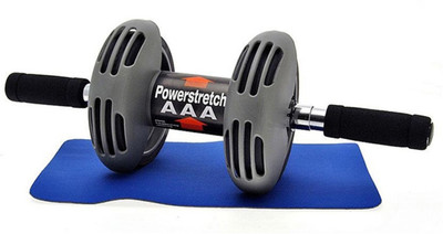 

S.Blaze Black Power Stretch Roller with Knee Pad for Ab Exerciser(Black)