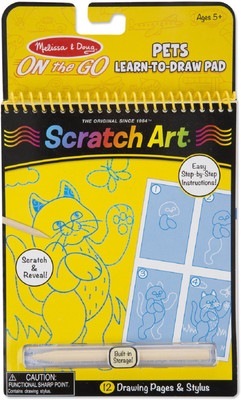

Melissa & Doug Pets Learn-to-Draw Pad