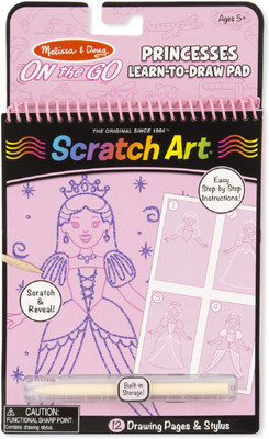 

Melissa & Doug Princesses Learn to Draw Pad
