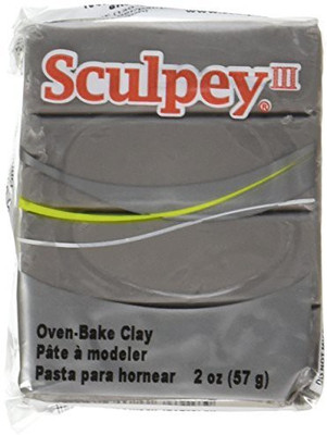 

Polyform Sculpey Iii Polymer Clay 2 Oz: Elephant Grey