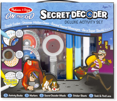 

Melissa & Doug Secret Decoder Deluxe Activity Set