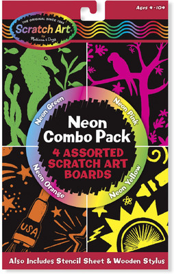 

Melissa & Doug Neon Scratch Art Combo Pack