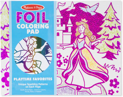 

Melissa & Doug Foil Coloring Pad - Playtime Favorites