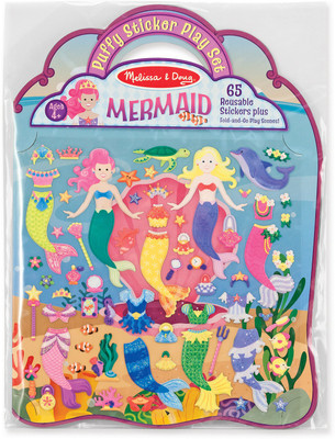 

Melissa & Doug Puffy Sticker Play Set - Mermaid